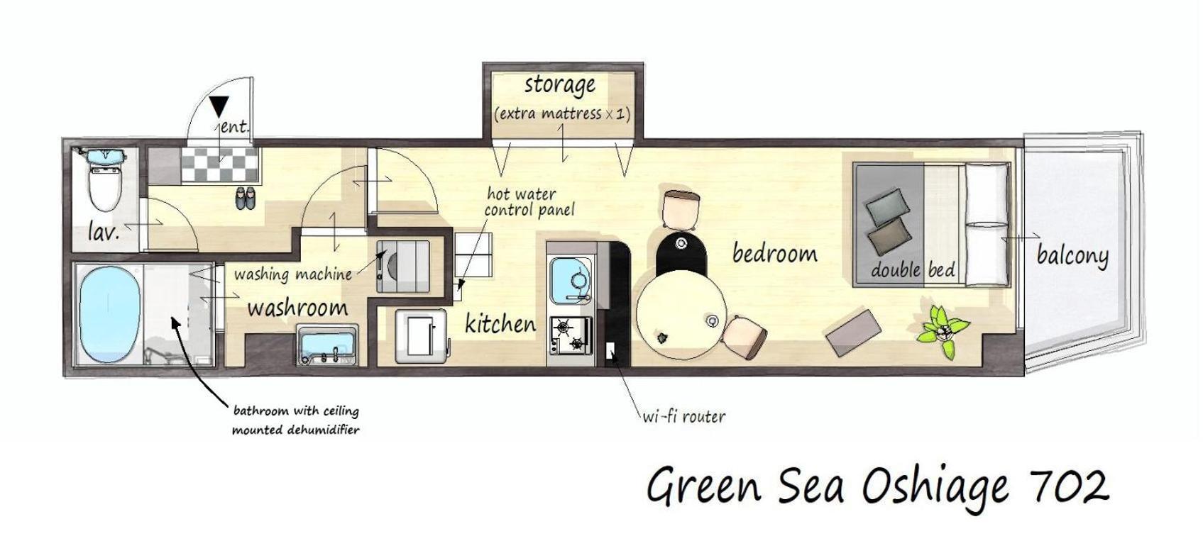 Green Sea Oshiage Prefektura Tokio Exteriér fotografie